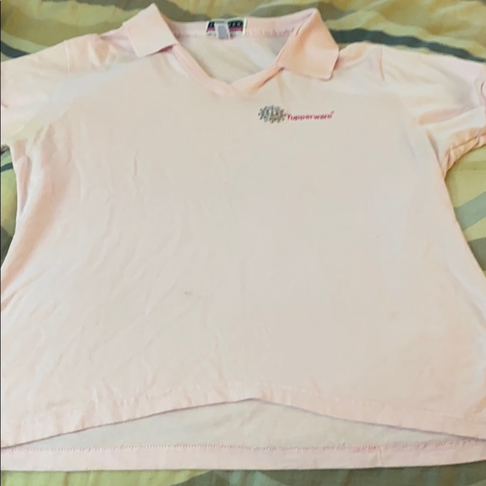 Pink Tupperware Polo - Picture 2 of 3